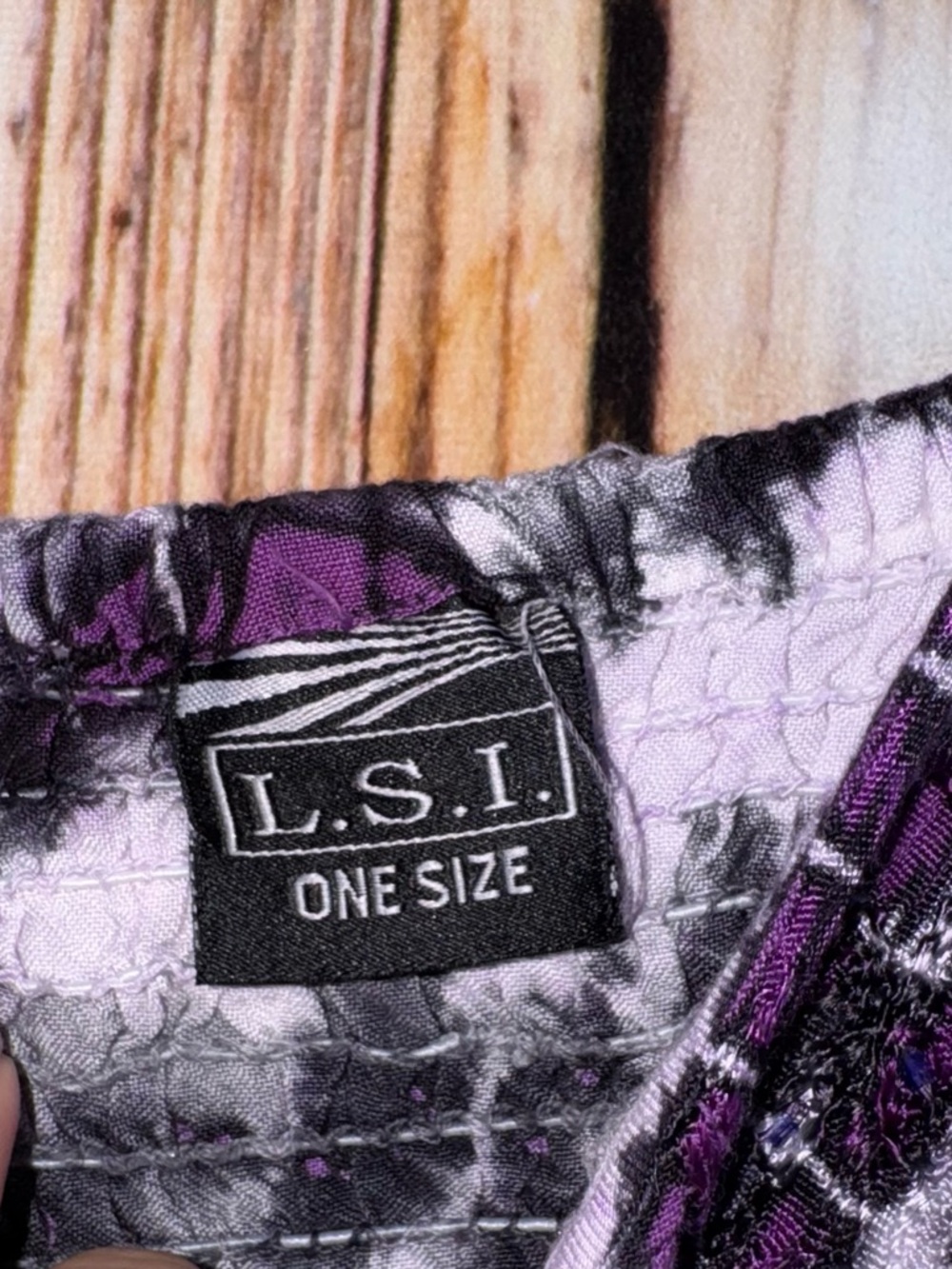 L.S.I. Purple Tie-Dye Boho Fairy Tank Top - Picture 7 of 11